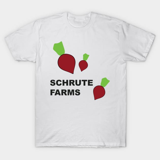 Schrute Farms Funny T Shirt T-Shirt by Jewish_Lightening